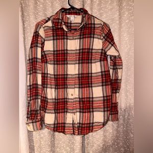 Red & Cream Flannel